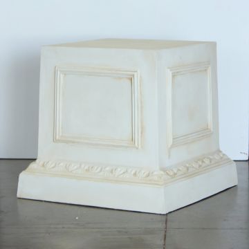 White Marble Roman Pedestal